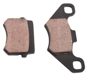 Outside distributing brake pads