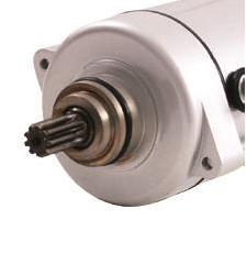 Outside distributing 9-teeth starter motor