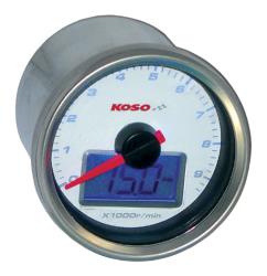 Koso north america hd-01r tachometer with oil pressure (for harley-davidson)