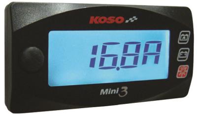 Koso north america mini 3 amp & volt meter