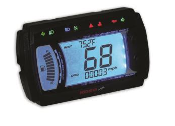 Koso north america multi-function speedometer