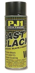 Pj1 fast black 500 y 'f satin black case paint semi-gloss finish