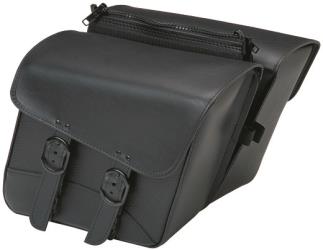 Willie & max black jack series compact slant saddlebags
