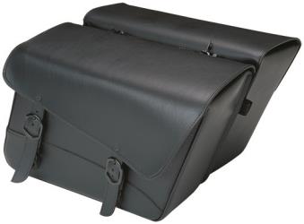 Willie & max black jack series large slant saddlebag