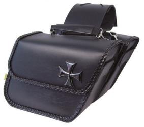 Willie & max maltese cross saddlebags