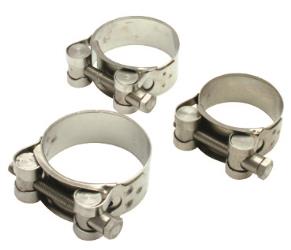 Drc hard ware stainless exhaust clamps