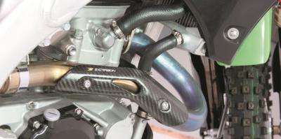 Zeta z-carbon racing ex pipe exhaust pipe guard