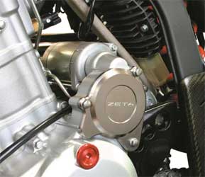 Zeta starter motor cover