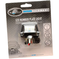 Oxford halomaxi led number plate light