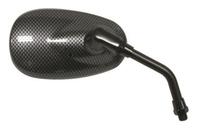 Ken sean mini carbon fiber oval mirror