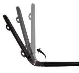 Fuse adjustable front and rear rack extensions