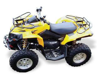 Fuse rear sport racks for sport / utility atvs