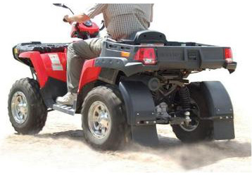 Magnum mudflaps for atv / utv