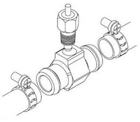 Koso water temp sensor adapter