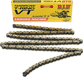 D.i.d 520 vt2 gold enduro racing narrow chain