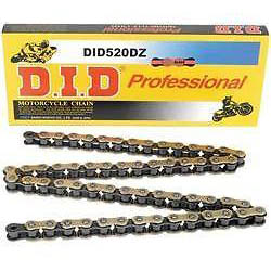 D.i.d 520dz2 gold & black motocross chain