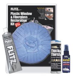 Flitz plastic window & fiberglass restoration kit