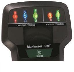 Oxford maximiser 360t multi-purpose advanced automatic battery charger