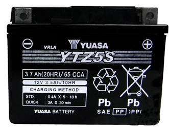 Yuasa absorbed glass mat (agm) battery