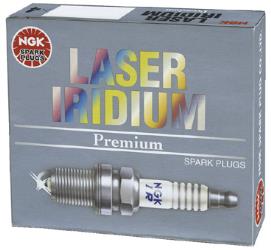 Laser iridium spark plugs