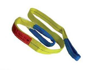 Portable winch polyester slings
