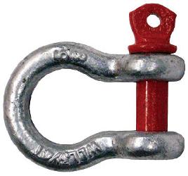 Portable winch shackle