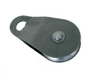 Portable winch stainless steel swing side snatch block