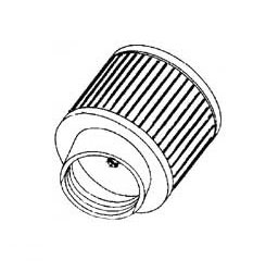 K&n universal round straight type air filters