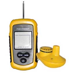 Green trail 90 degree portable sonar