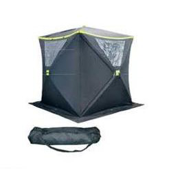 Green trail labrador ice fishing blind