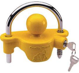 Fulton performance products gorilla guard universal trailer coupler lock