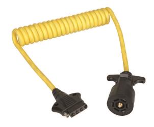 Wesbar vehicle / trailer coiled wire jumpers