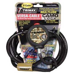 Trimax versa camo cable lock