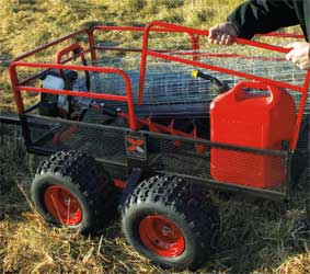 Yutrax x4 steel mesh 4-wheel trailer