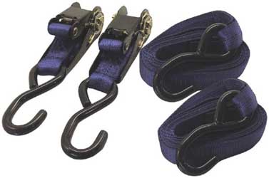 Boater sports transom tie downs