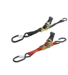 Erickson heavy-duty motorcycle strap with safety hooks