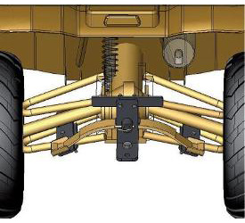 Kimpex suspension reinforcement system for atv’s with independant suspension