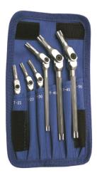 Motion pro star-pro pivot head torx wrench set, 6 pc