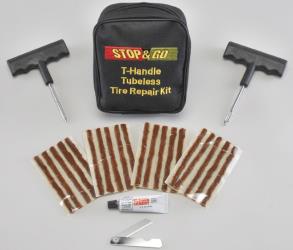 Stop & go tubeless t-handle tire repair kit