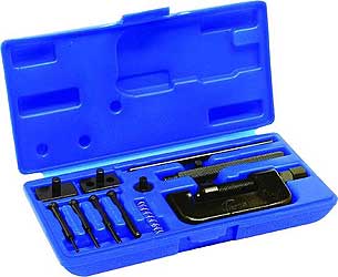 Motion pro chain breaker and riveting tool