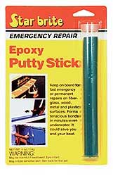 Star brite emergency repair epoxy putty stick