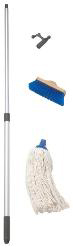 Attwood deck mop / brush / boat hook kit