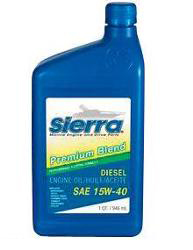 Sierra 4-cycle oil / 15w-40 diesel