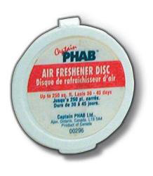 Captain phab air freshener disc