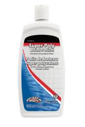 Boater sports boat polish