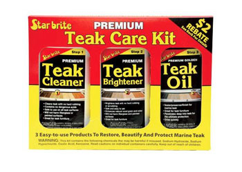 Star brite teak care kit