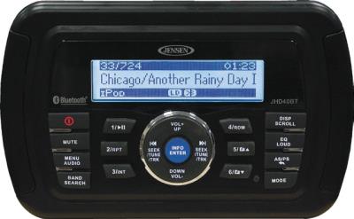 Jensen heavy-duty stereo w/ bluetooth