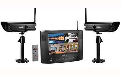 Uniden wireless surveillance system with 2 cameras