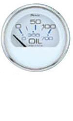 Faria marine instruments chesapeake white stainless steel series gauges