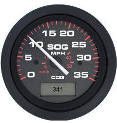 Sierra speedo gps, black premier pro gauge